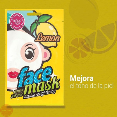 Bling Pop Face Mask Lemon - 20ml